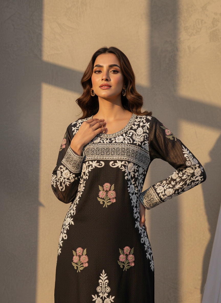 Black Floral Ari