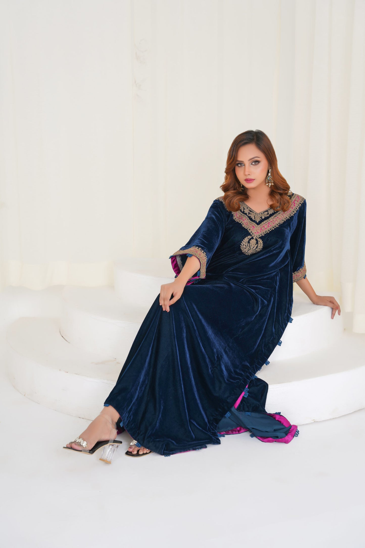 Dori Work Kaftan (Teal)