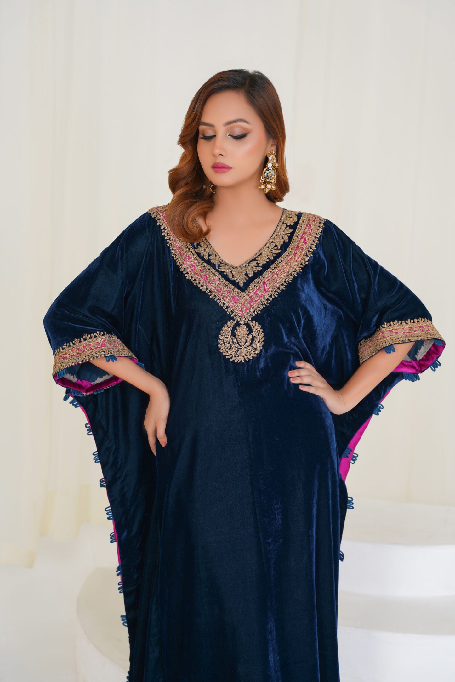 Dori Work Kaftan (Unstitched)