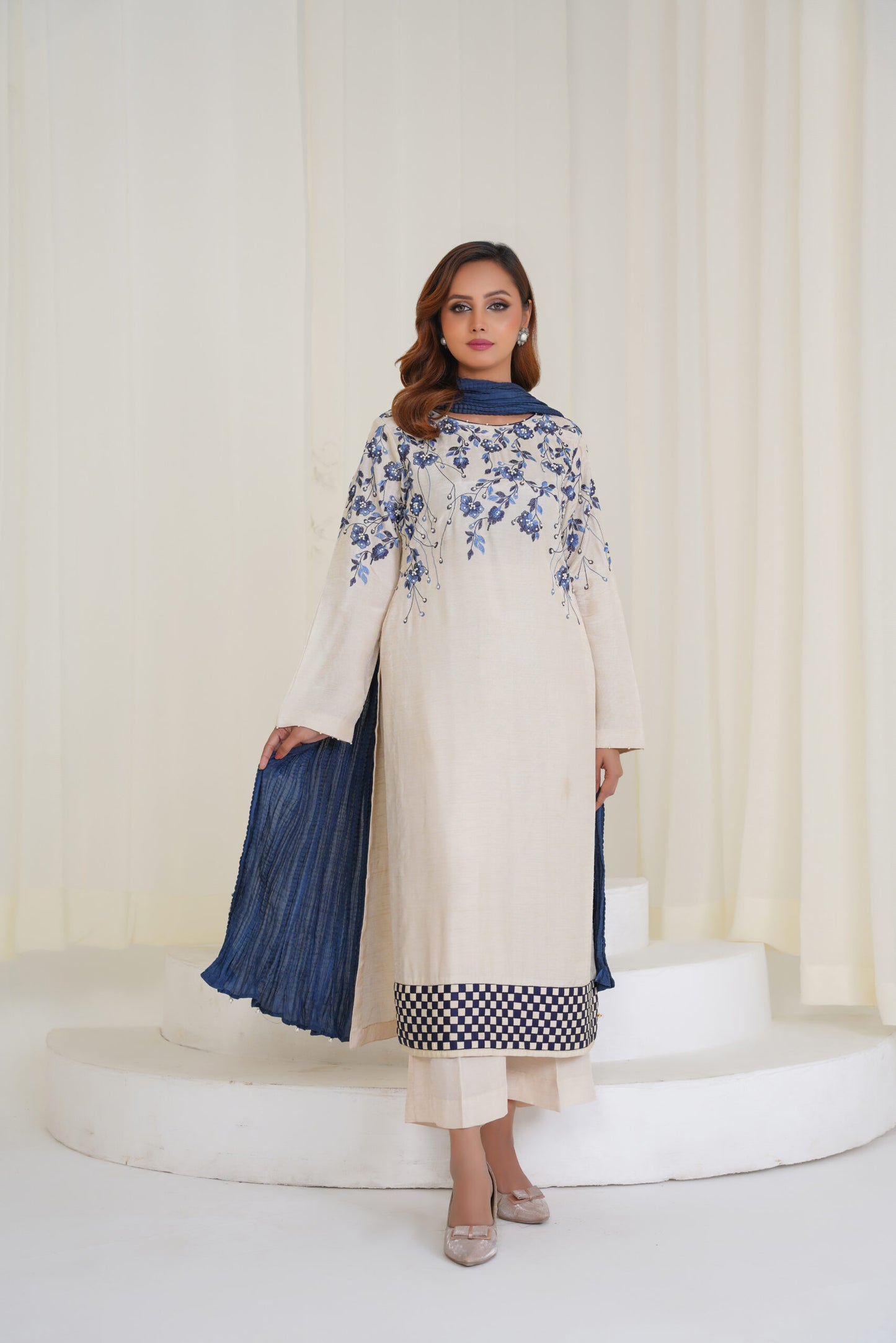 Blue Vine luxe (Unstitched)
