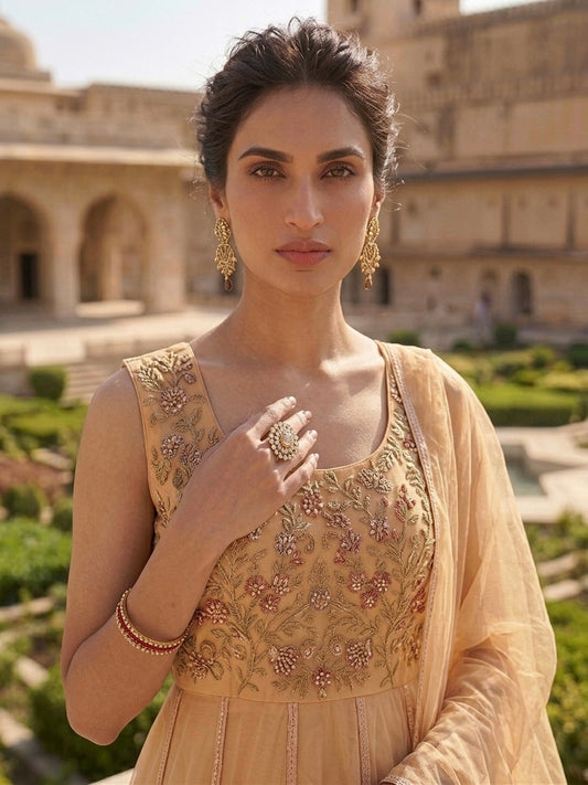 Beige handwork