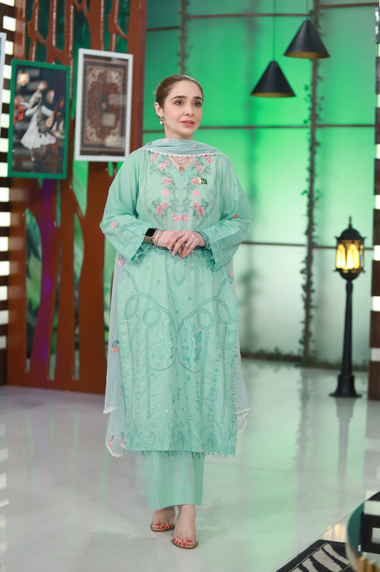 Aqua Kari (Unstitched)