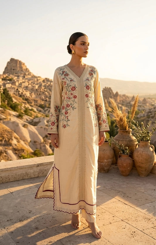 Beige Kaftan