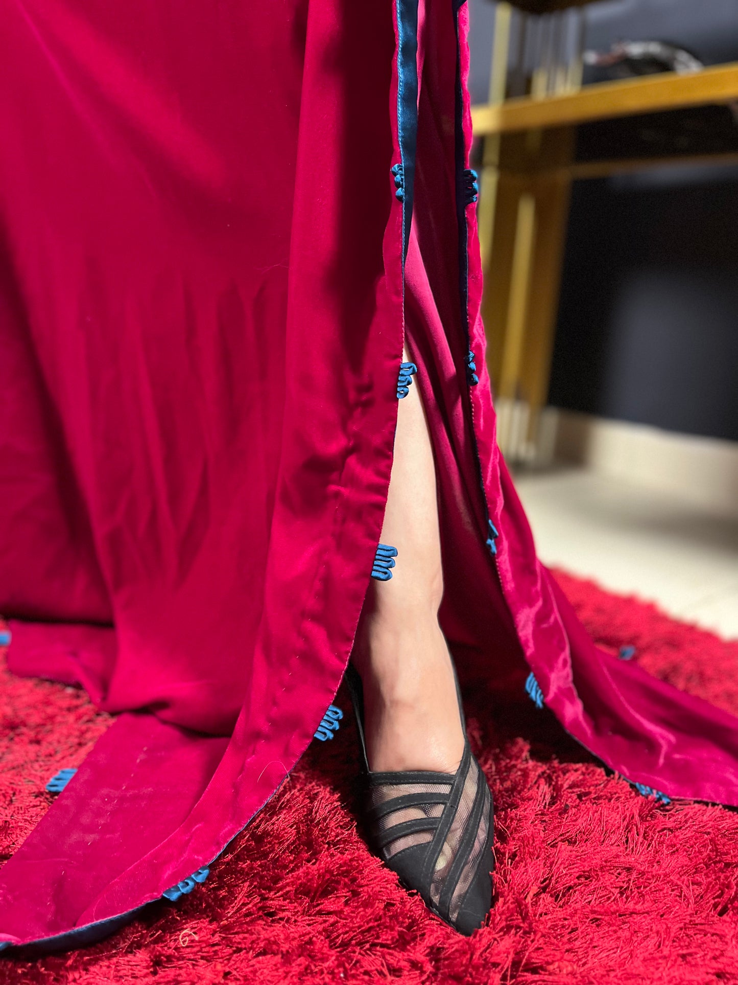 Dori Work Kaftan Red