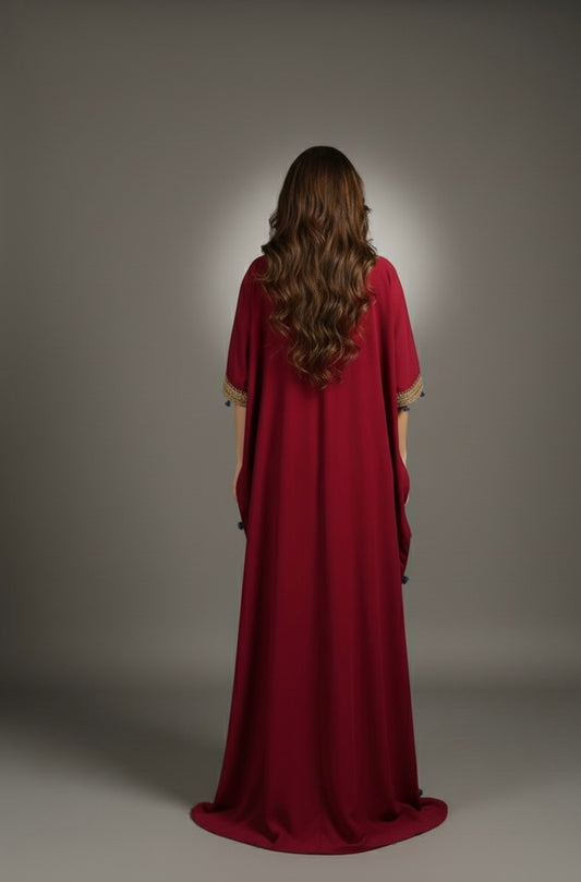 Dori Work Kaftan Red