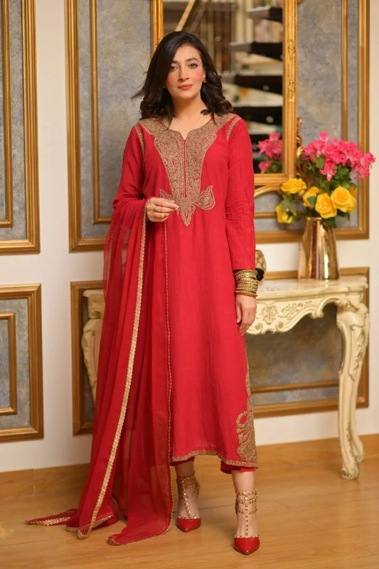 Lal Doriya Cotton Net