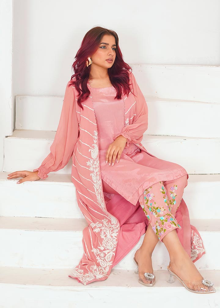 Floral Gown pink