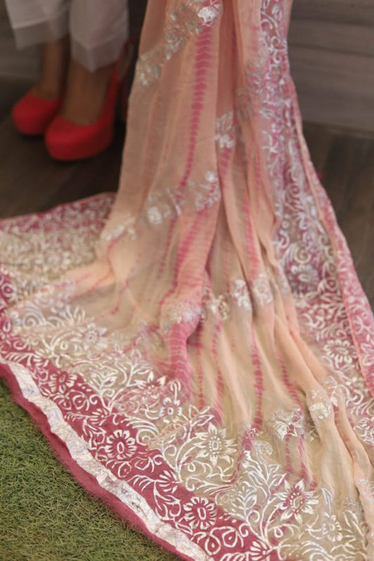 Mid-Summer's Dream (Peach) Dupatta