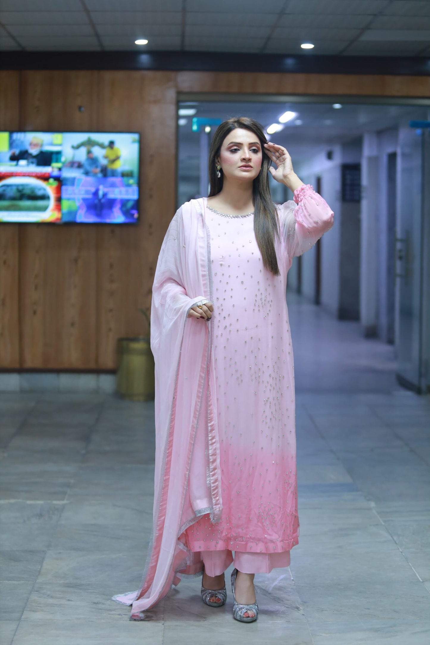 Pink ombre