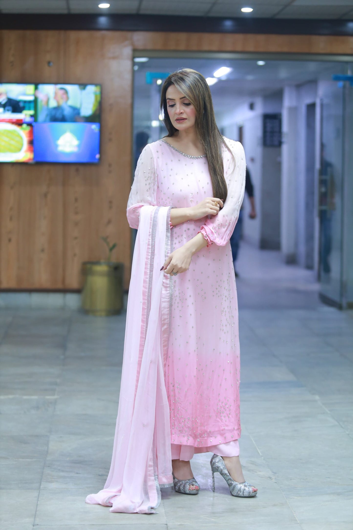 Pink ombre
