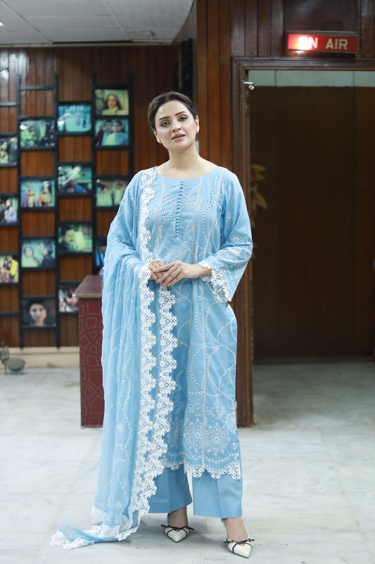 Blue Kari (Unstitched)