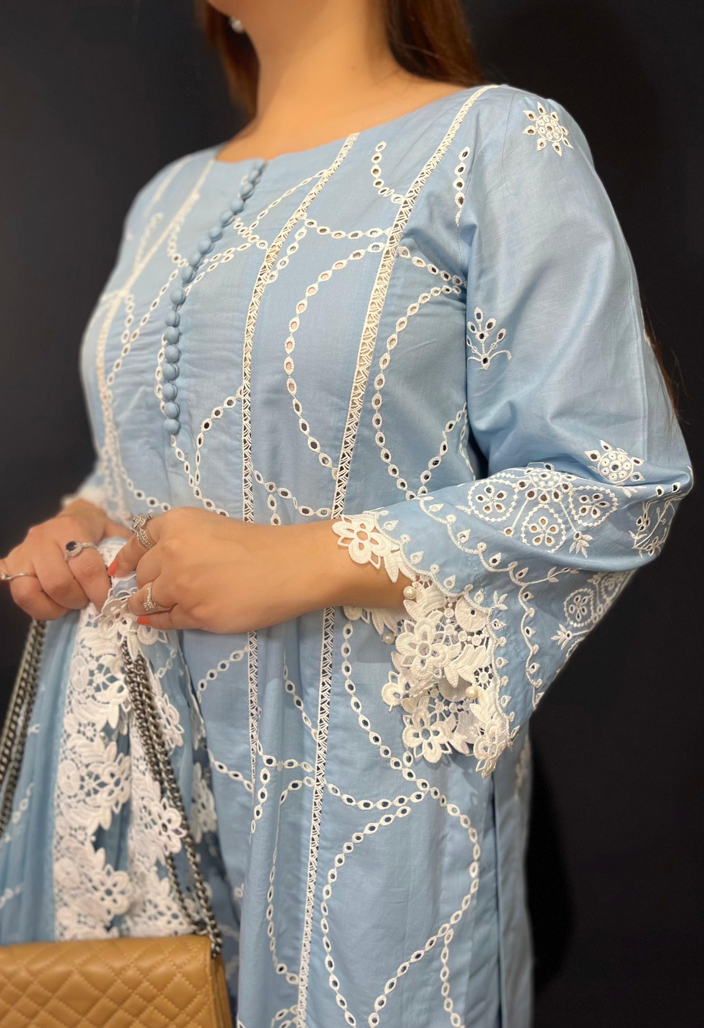 Blue Kari (Unstitched)