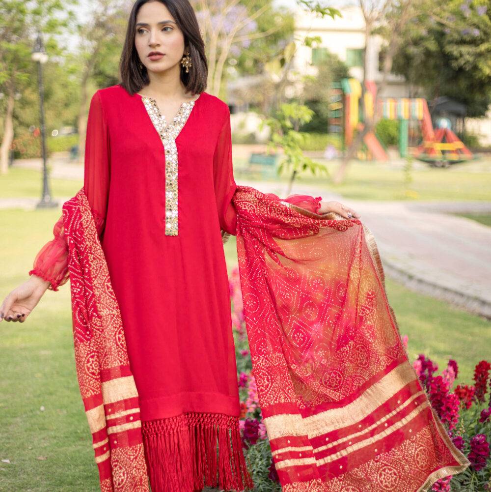 Rose Gold Dupatta