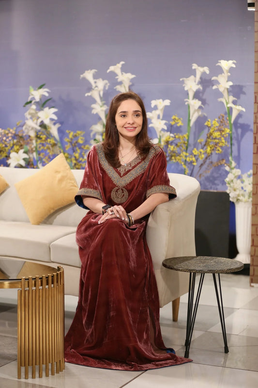 Dori Work Kaftan (Rust)