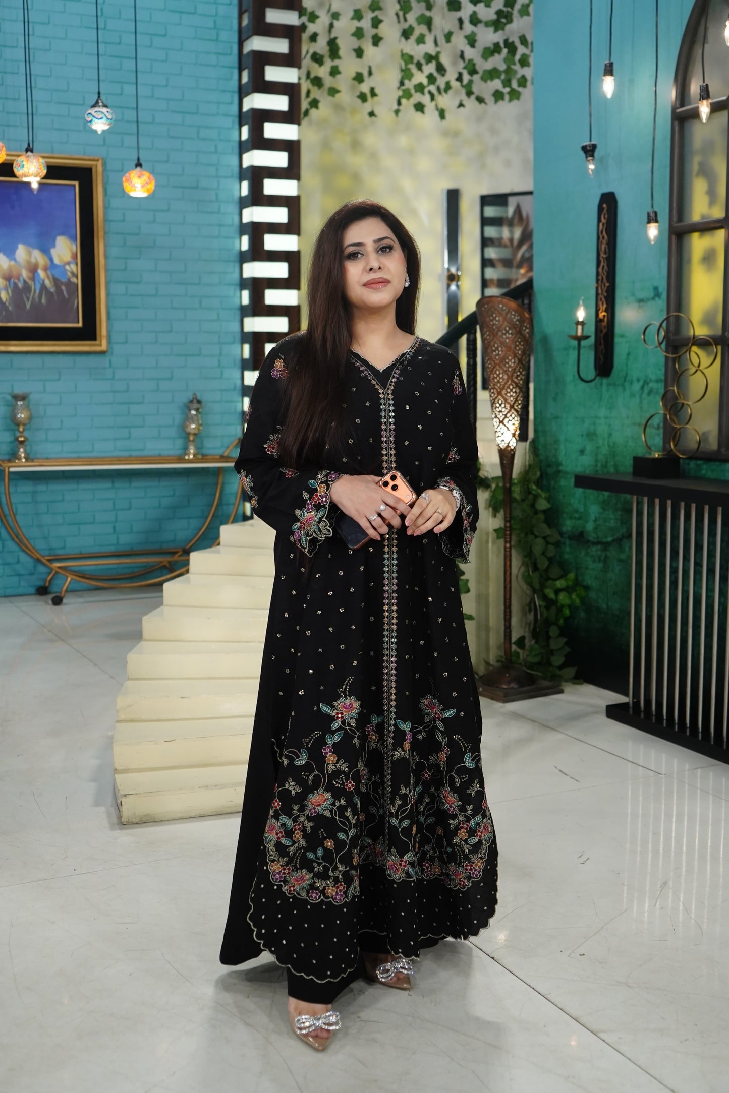 Black Kaftan Shirt