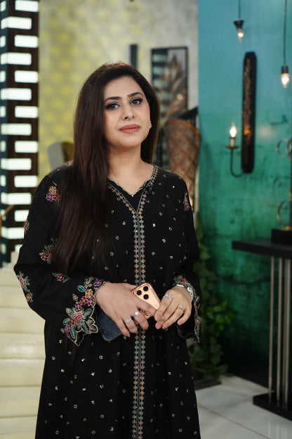 Black Kaftan Shirt