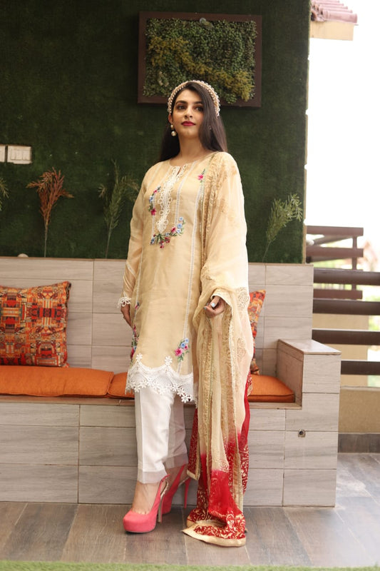 Mid-Summer's Dream (Beige) Dupatta