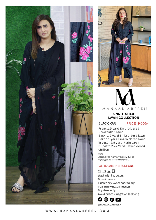 Black Kari (Unstitched)