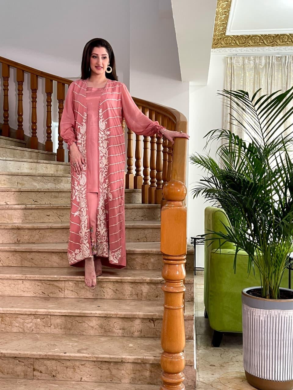Floral Gown pink