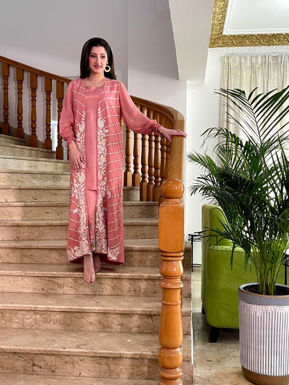 Floral Gown pink
