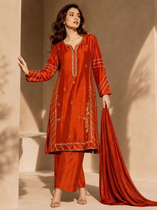 Burnt Orange Formal