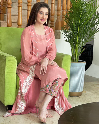 Floral Gown pink