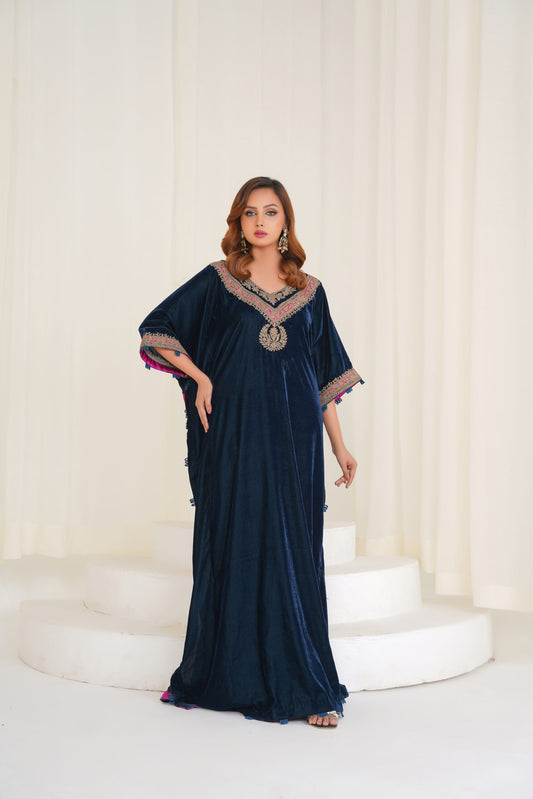 Dori Work Kaftan (Teal)