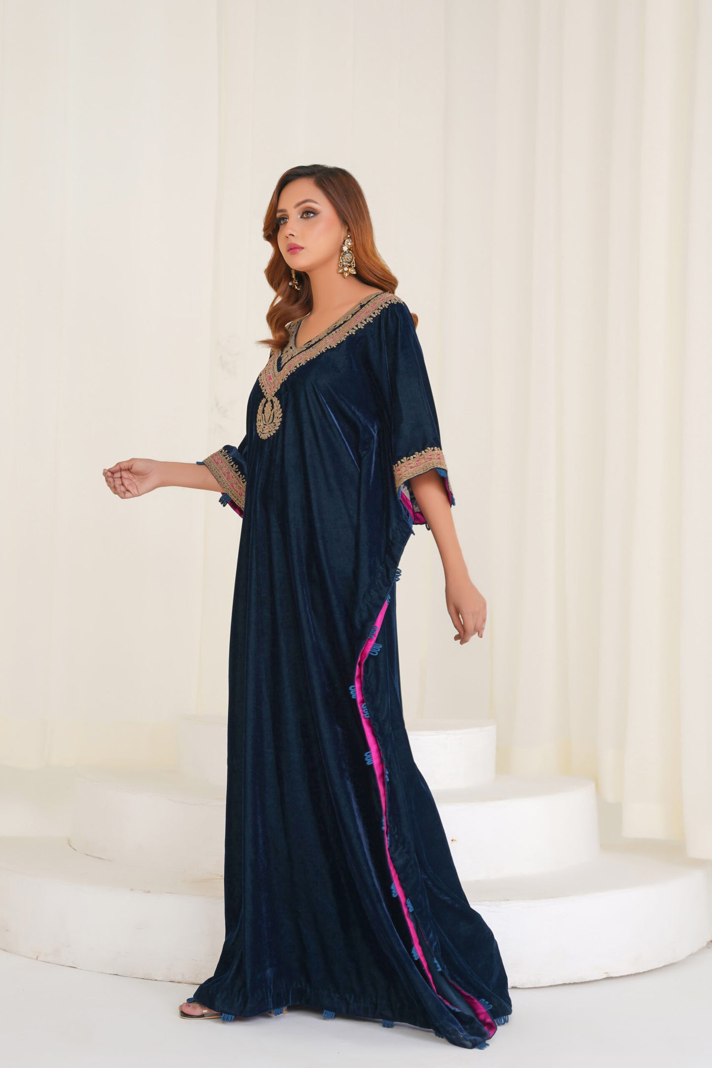 Dori Work Kaftan (Unstitched)