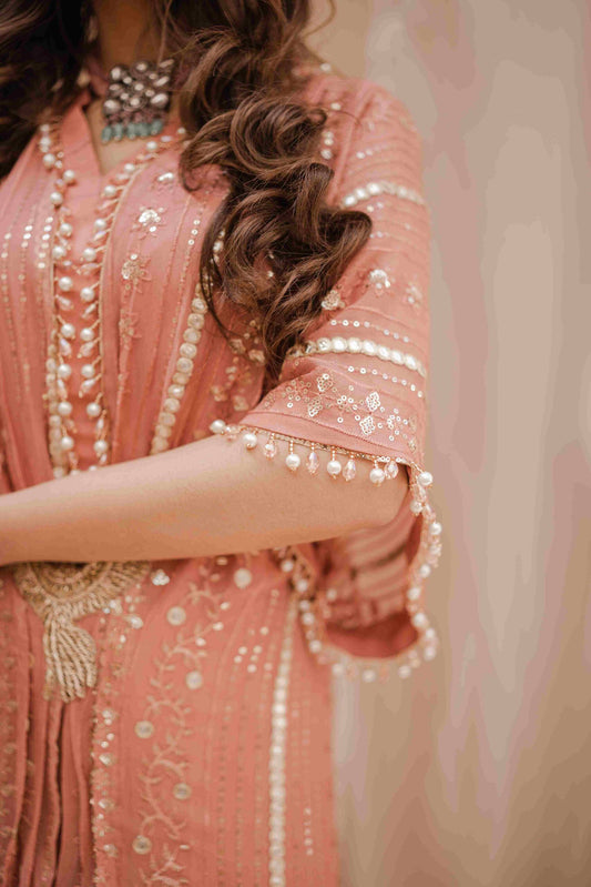 Peach Pink Kaftan