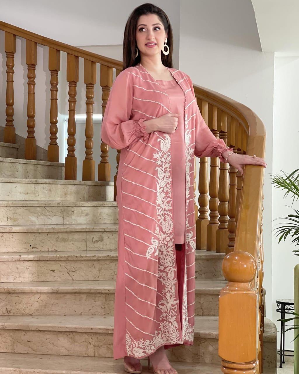 Floral Gown pink