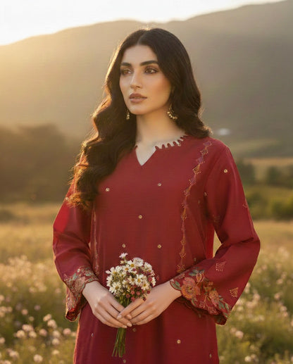 Magenta Kaftan Shirt