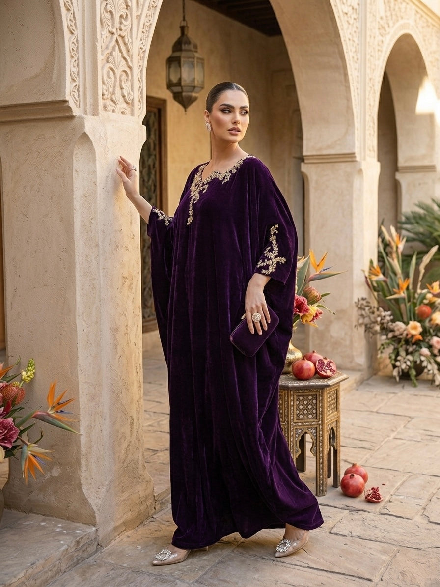 Indigo kaftan
