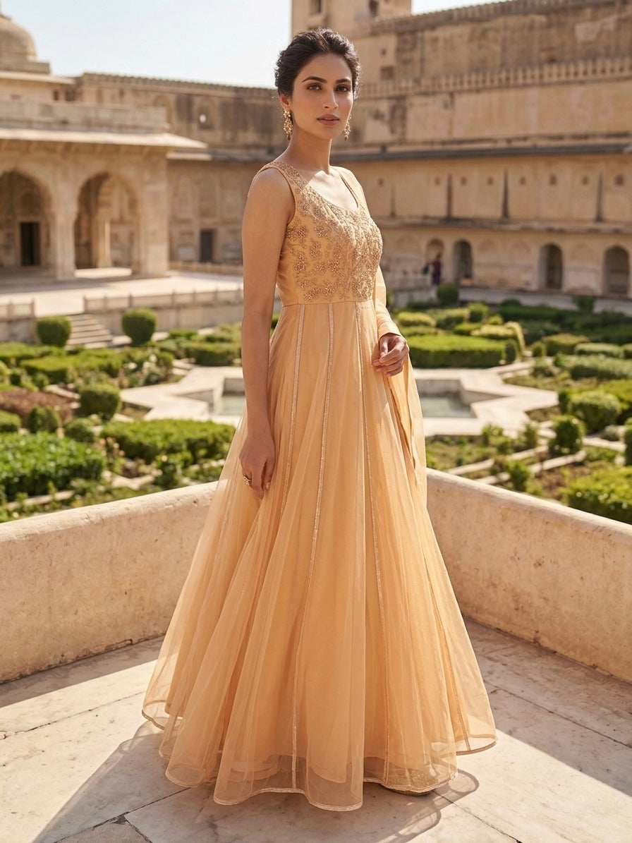 Beige handwork