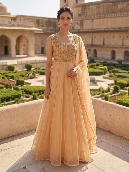 Beige handwork