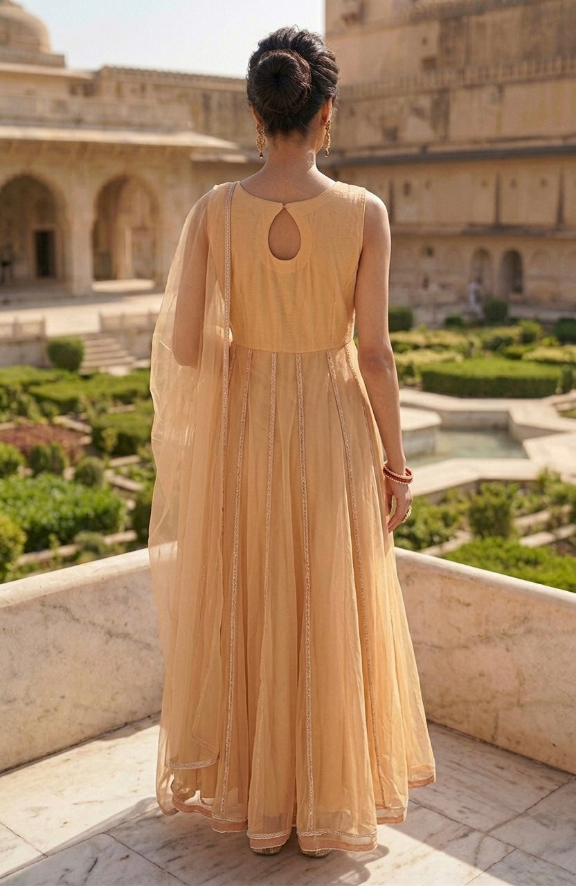 Beige handwork