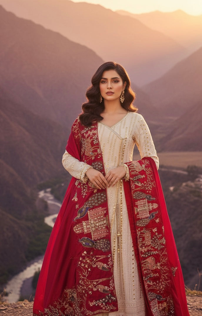Peacock Dupatta
