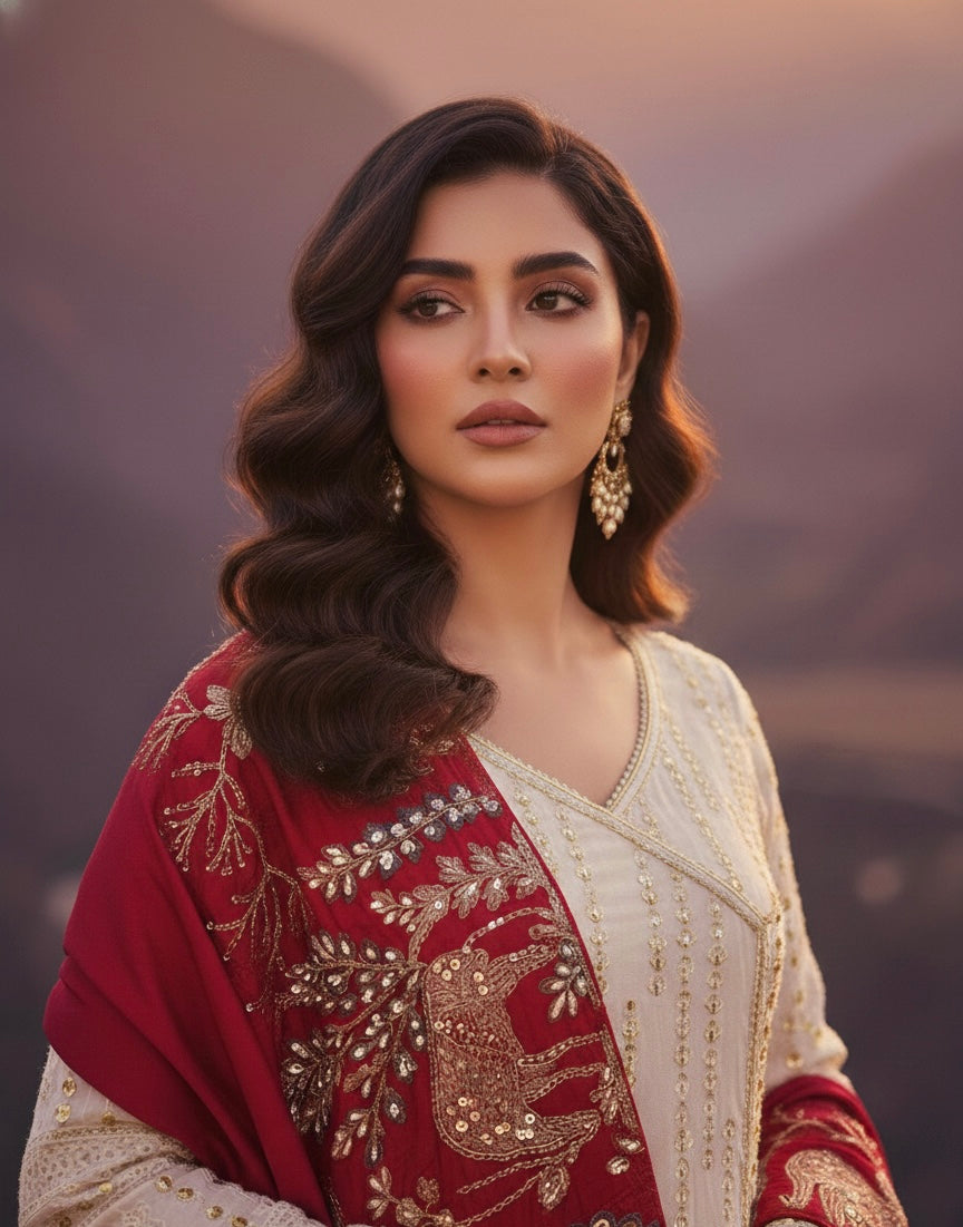 Peacock Dupatta