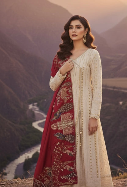 Peacock Dupatta