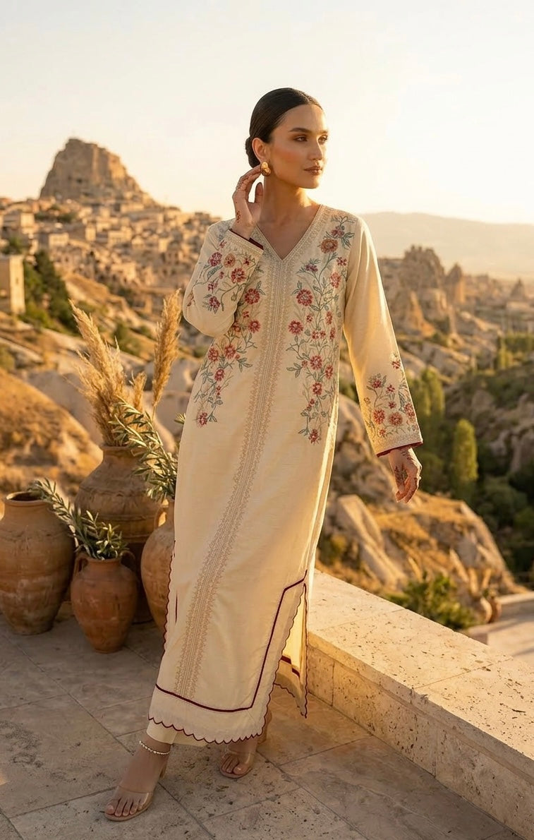 Beige Kaftan