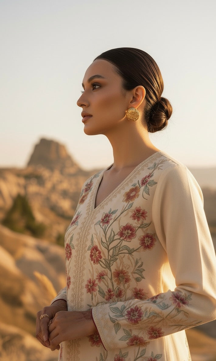 Beige Kaftan