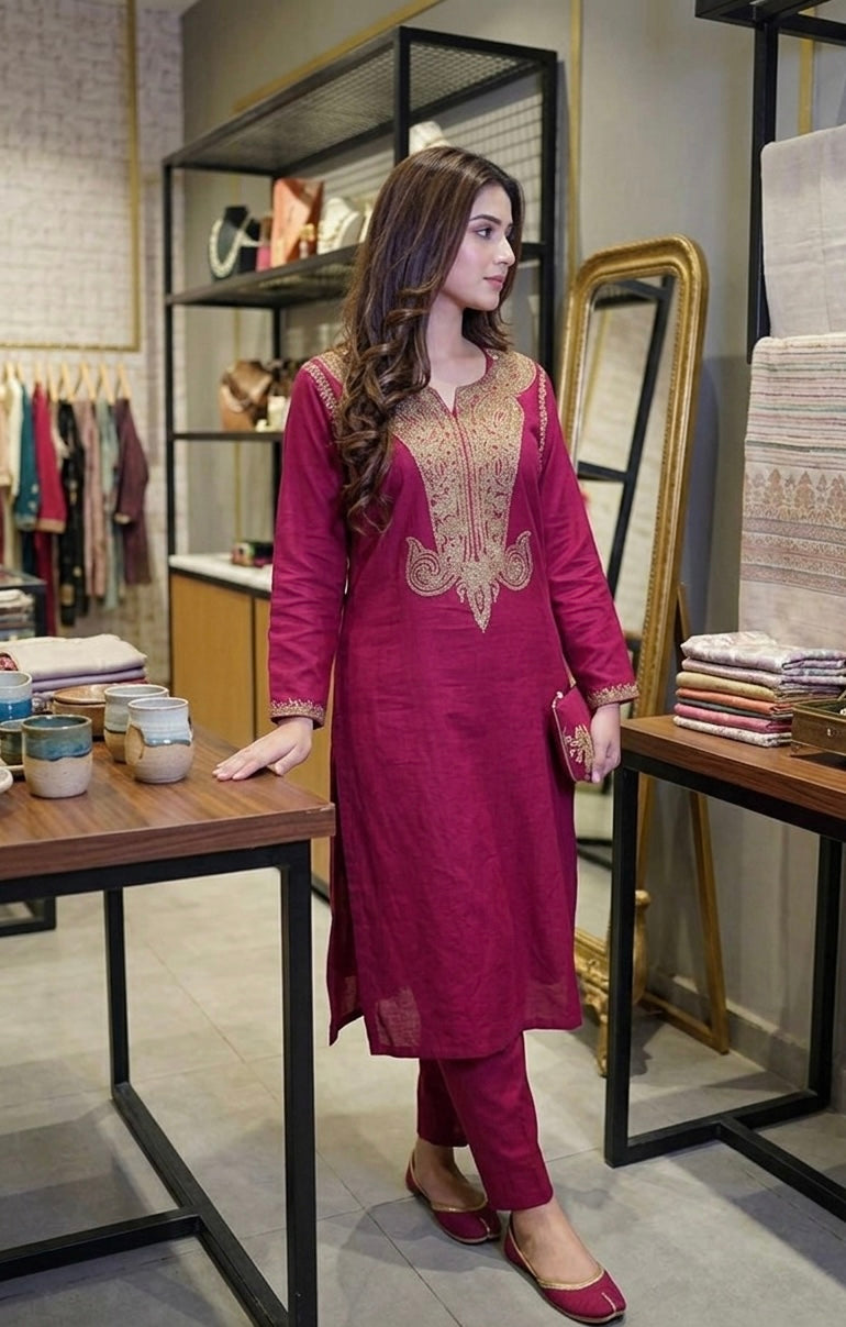 Gulabi Doriya Resham