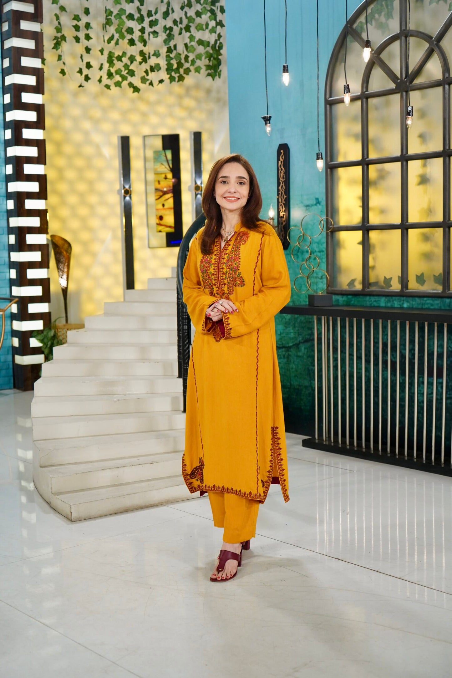 Mustard Karandi Set