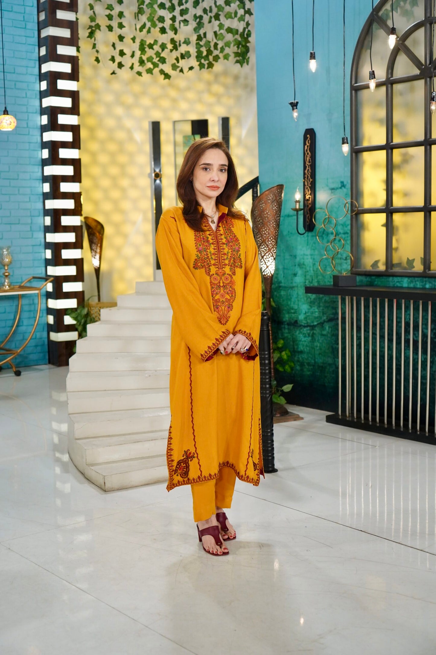 Mustard Karandi Set
