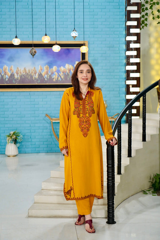Mustard Karandi Set