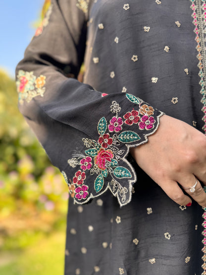 Black Kaftan Shirt