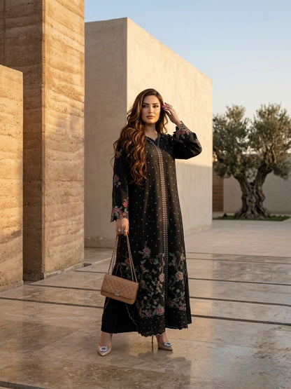 Black Kaftan Shirt
