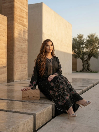 Black Kaftan Shirt