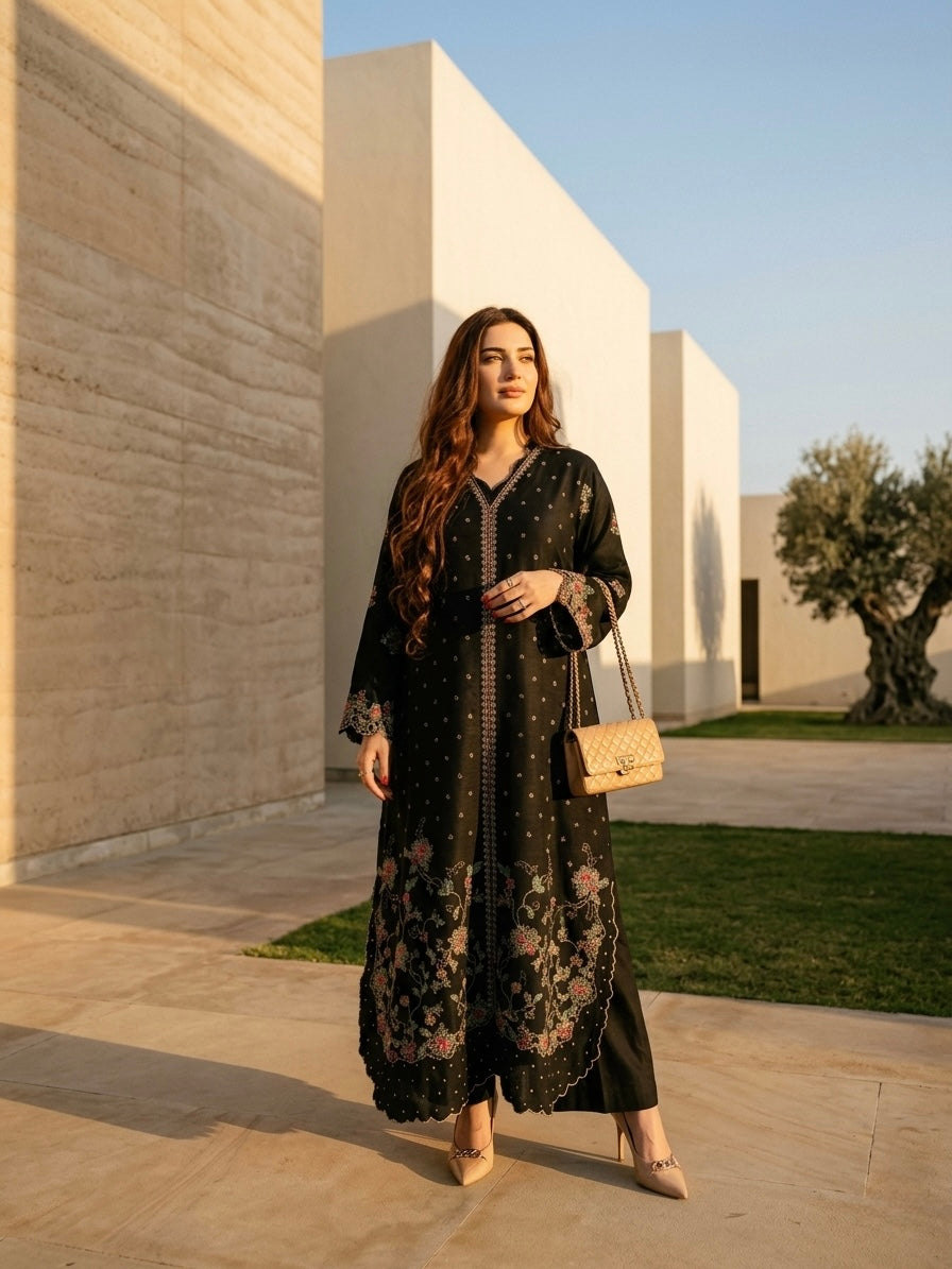 Black Kaftan Shirt