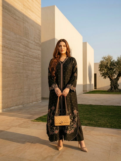 Black Kaftan Shirt