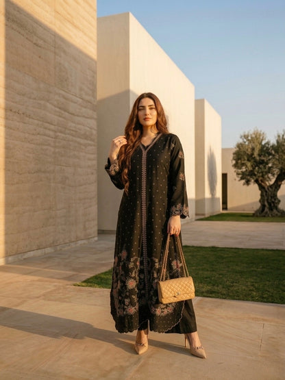 Black Kaftan Shirt